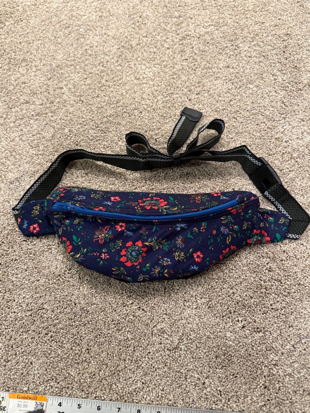 One of a kind fanny pack made from a man’s tie